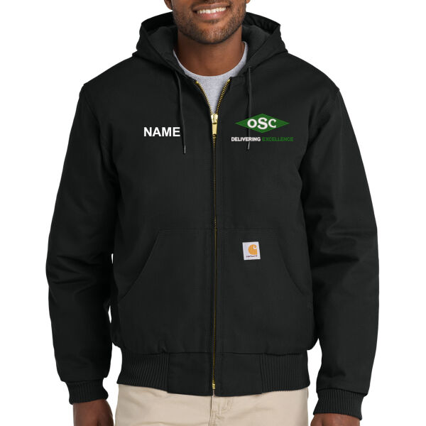 TALL SIZES - Carhartt® Quilted-Flannel-Lined Duck Active Jac - Embroidered Logo **Personalization Included ** & **Add Logo for $30** Thumbnail