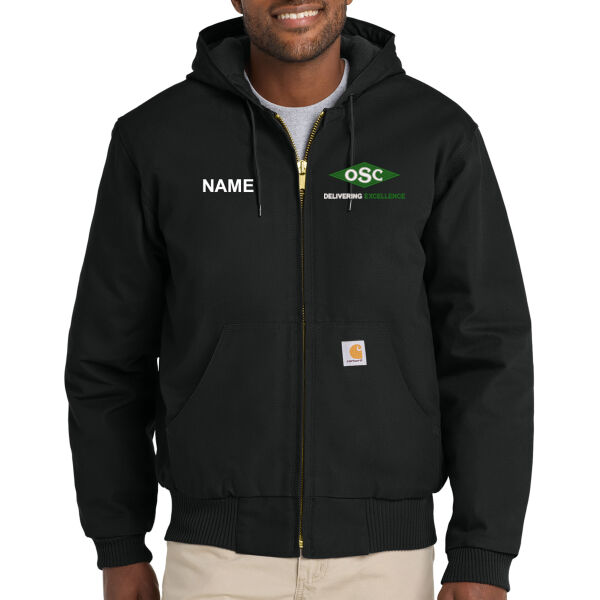 Carhartt® Quilted-Flannel-Lined Duck Active Jac - Embroidered Logo **Personalization Included ** & **Add Logo for $30** Thumbnail