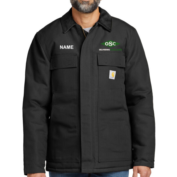 TALL SIZES - Carhartt ® Duck Traditional Coat - Embroidered Logos **Personalization Included ** Thumbnail