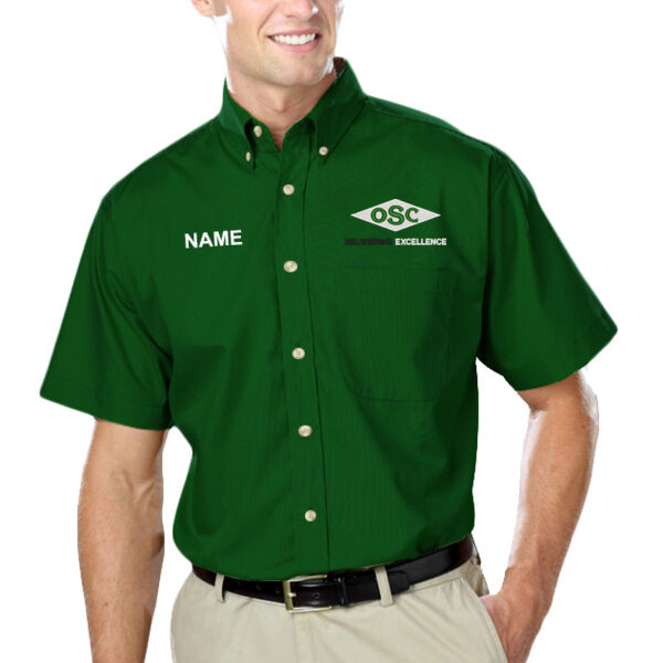 Blue Generation - Superblend Poplin Short Sleeve Shirts - Embroidered Logo **Personalization Included ** Thumbnail