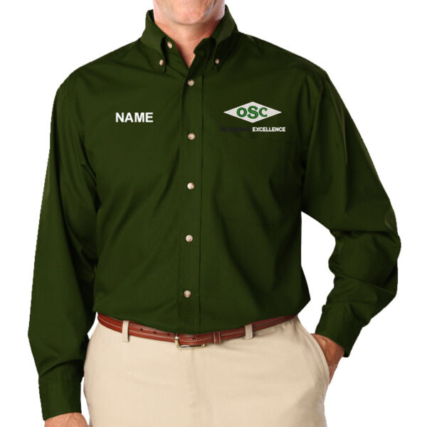 Blue Generation - Superblend Poplin Long Sleeve Shirts - Embroidered Logo **Personalization Included ** Thumbnail