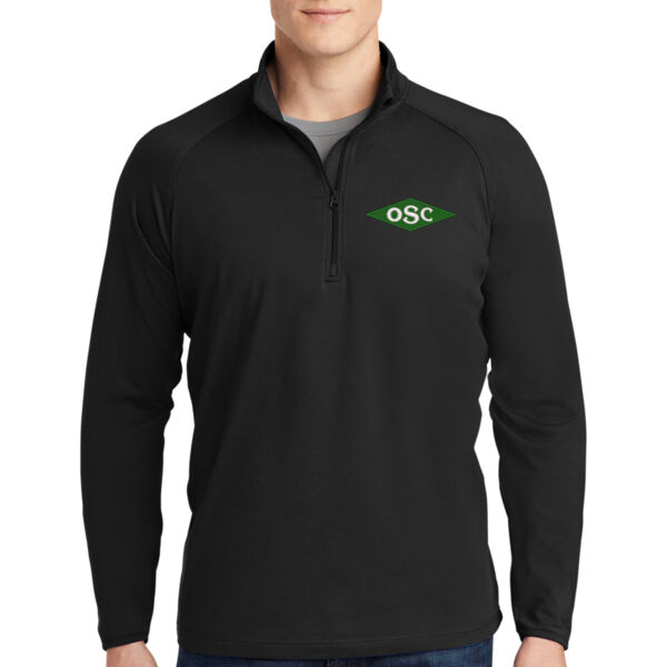 Sport-Tek® Tall Sport-Wick® Stretch 1/4-Zip Pullover - Embroidered Logo Thumbnail