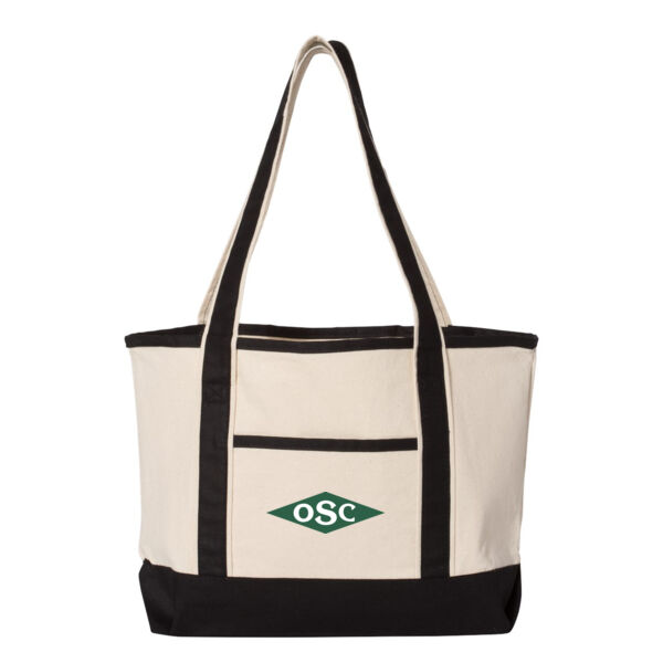 Q-Tees - 20L Small Deluxe Tote - Printed Logo Thumbnail