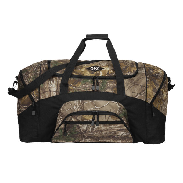 Port Authority® Camouflage Colorblock Sport Duffel - Embroidered Logo Thumbnail
