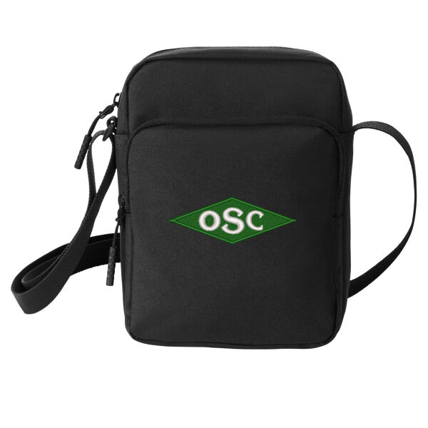 Port Authority® Upright Crossbody Bag - Embroidered Logo Thumbnail
