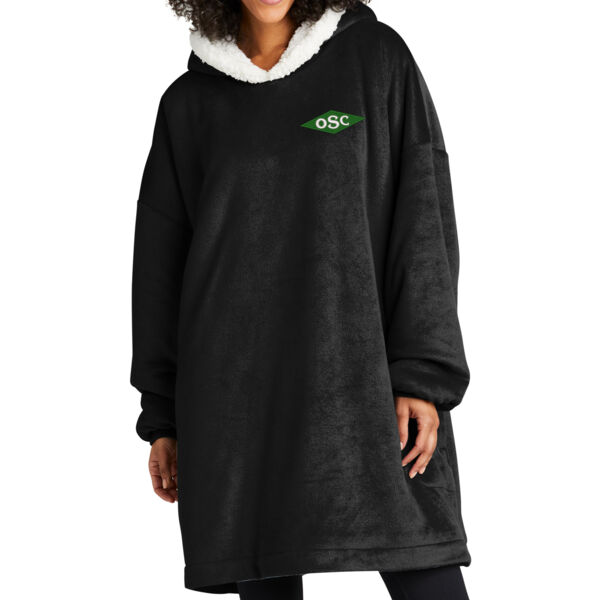 Port Authority® Mountain Lodge Wearable Blanket - Embroidered Logo Thumbnail