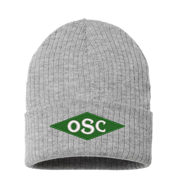 Atlantis Headwear - Sustainable Rib Cuffed Beanie - Embroidered Logo Thumbnail