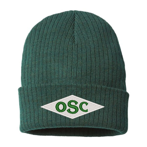 Atlantis Headwear - Sustainable Rib Cuffed Beanie - Embroidered Logo Thumbnail