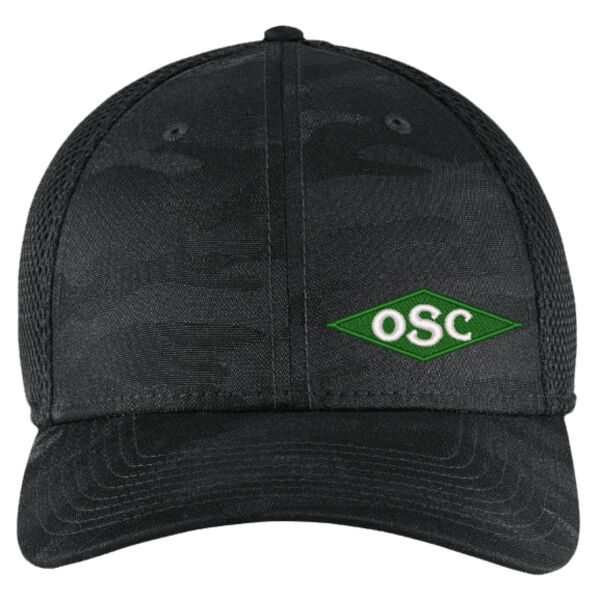 New Era ® Tonal Camo Stretch Tech Mesh Cap - Embroidered Logo Thumbnail