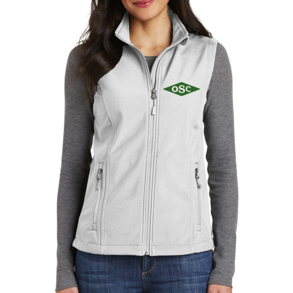 Port Authority® Women's Core Soft Shell Vest - Embroidered Logo Thumbnail