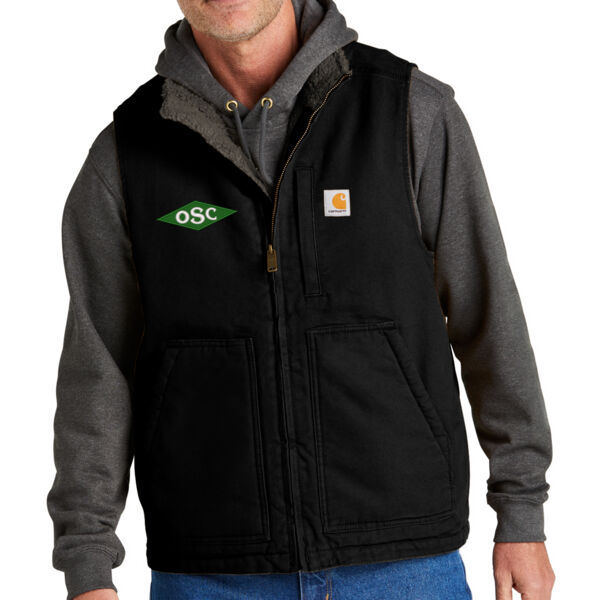 Carhartt® Sherpa-Lined Mock Neck Vest - Embroidered Logo Thumbnail