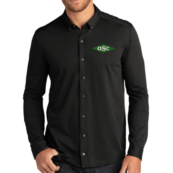 OGIO ® Code Stretch Long Sleeve Button-Up - Embroidered Logo Thumbnail