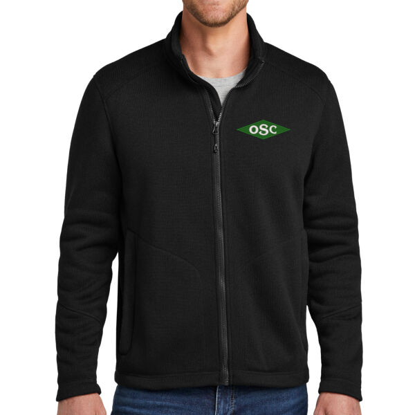 Port Authority® Arc Sweater Fleece Jacket - Embroidered Logo Thumbnail