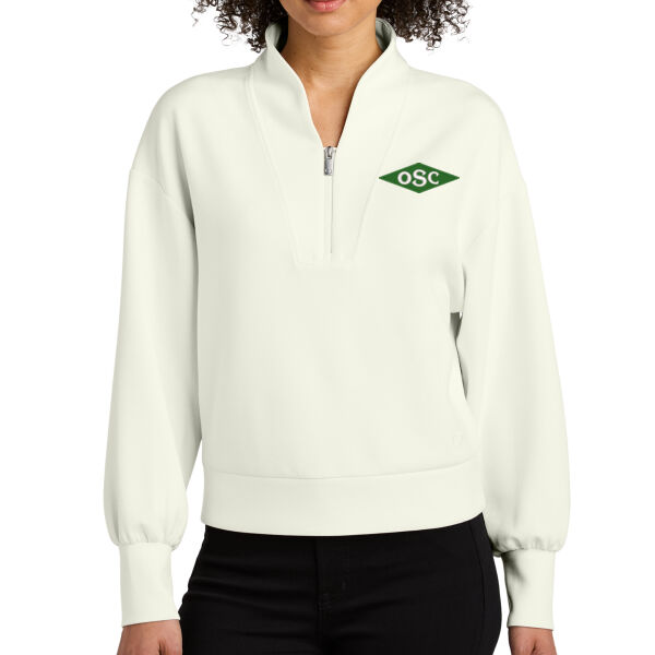 OGIO® Women’s Transcend 1/4-Zip - Embroidered Logo Thumbnail