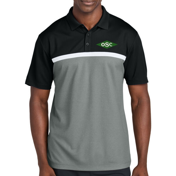 Sport-Tek® UV Micropique Colorblock Polo - Embroidered Logo Thumbnail