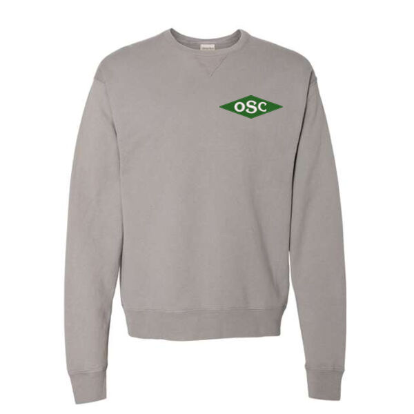 ComfortWash by Hanes - Garment-Dyed Crewneck Sweatshirt - Embroidered Logo Thumbnail