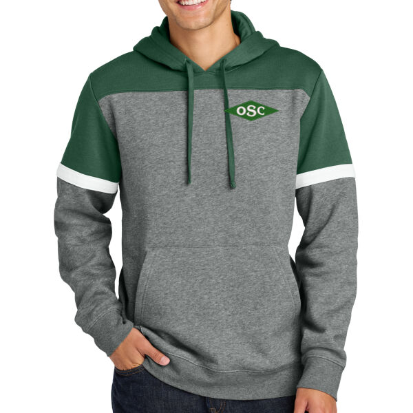 Sport-Tek® Drive Fleece Colorblock Hoodie - Embroidered Logo Thumbnail