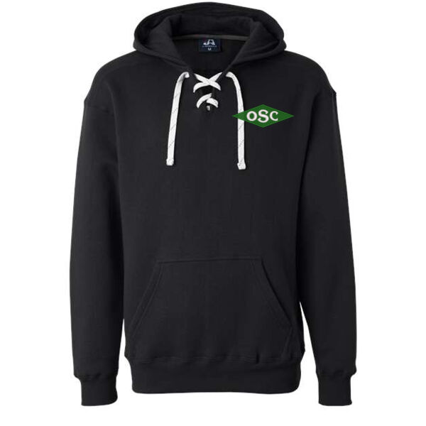 J. America - Sport Lace Hooded Sweatshirt - Embroidered Logo Thumbnail