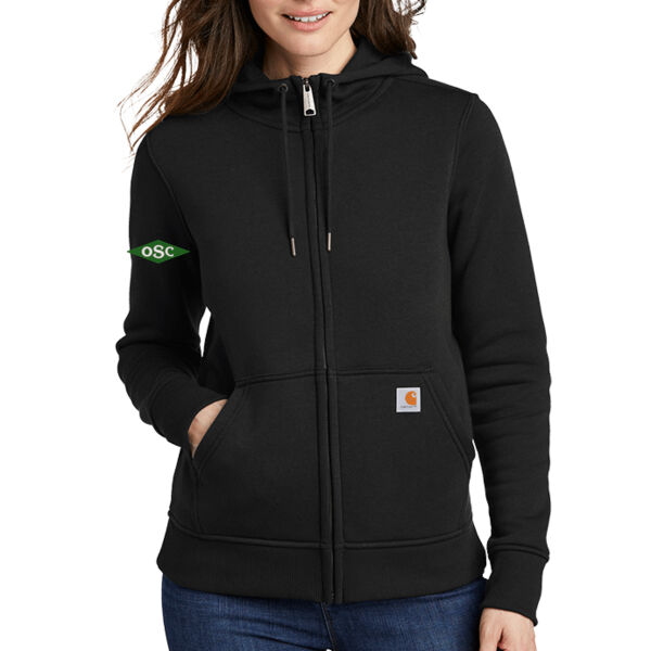 Carhartt® Women’s Clarksburg Full-Zip Hoodie - Embroidered Logo Thumbnail
