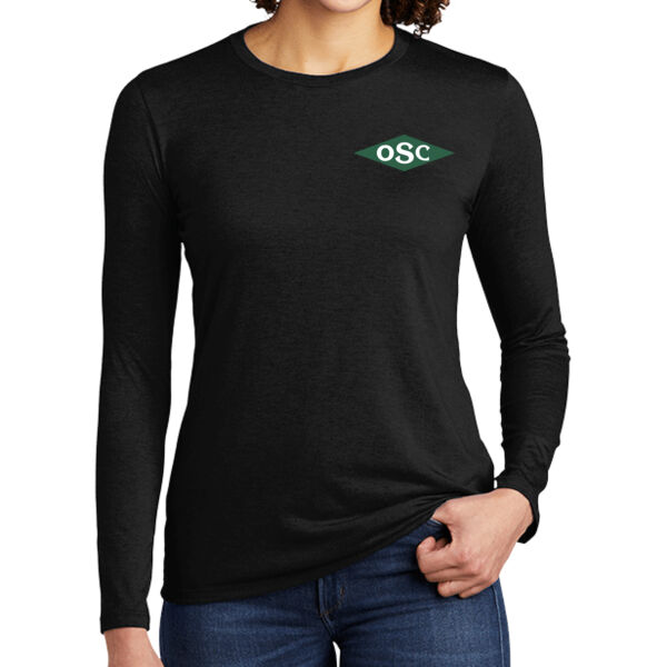 Allmade® Women’s Tri-Blend Long Sleeve Tee - Printed Logo Thumbnail