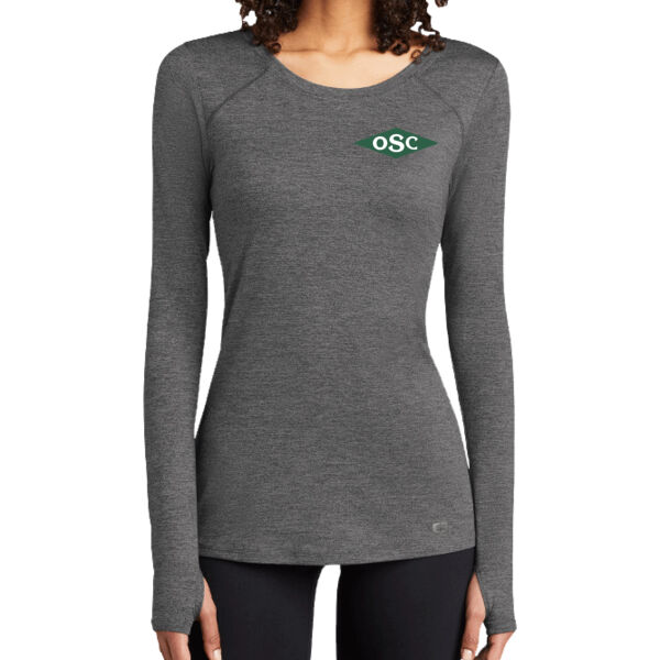 OGIO ® Women's Force Long Sleeve Tee - Printed Logo Thumbnail