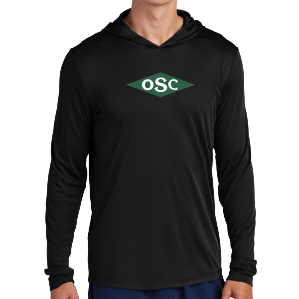 Sport-Tek® Posi-UV® Pro Long Sleeve Hoodie - Printed Logo Thumbnail