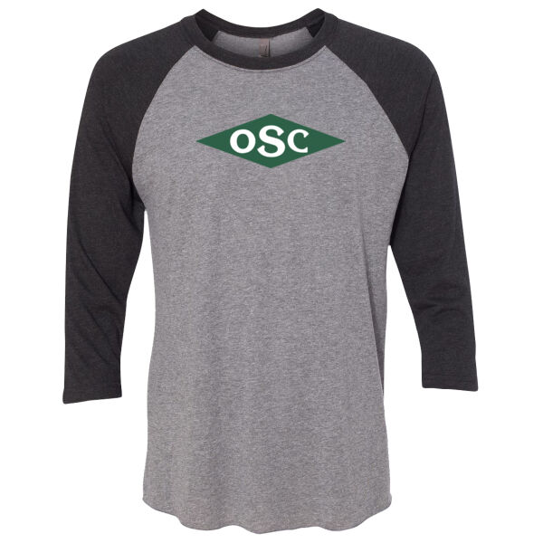 Next Level - Triblend Three-Quarter Raglan T-Shirt - Printed Logo Thumbnail
