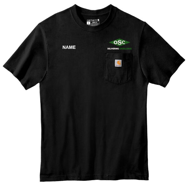 TALL SIZES - Carhartt ® Tall Workwear 100% Cotton Pocket Short Sleeve T-Shirt - Embroidered Logo **Personalization Included ** Thumbnail